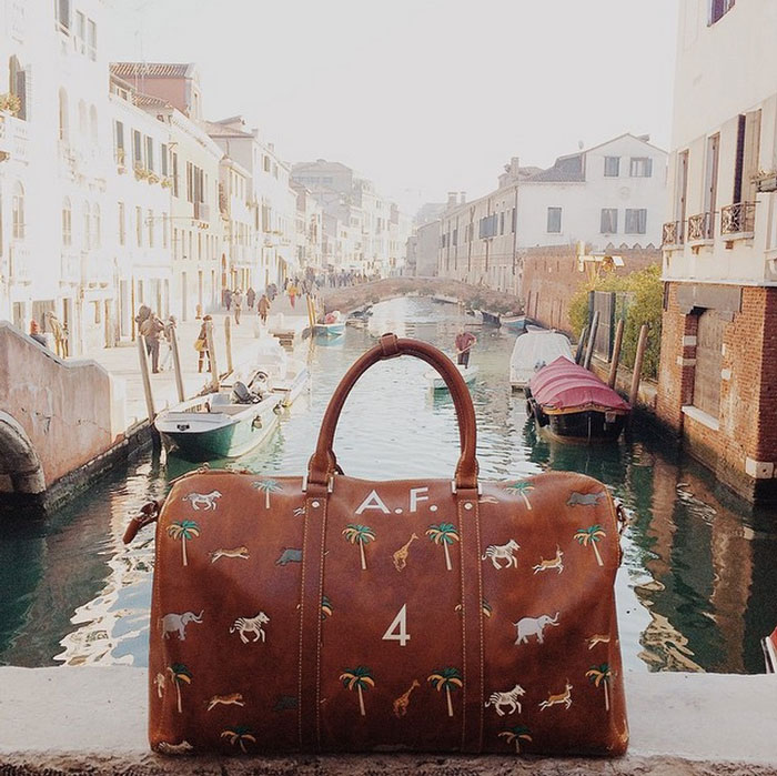 François Voltaire Numéro Quatre – The Travel Bag inspired by Wes Anderson's  The Darjeeling Limited movie. Made…
