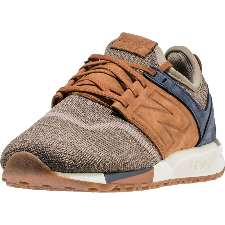 new balance brown leather